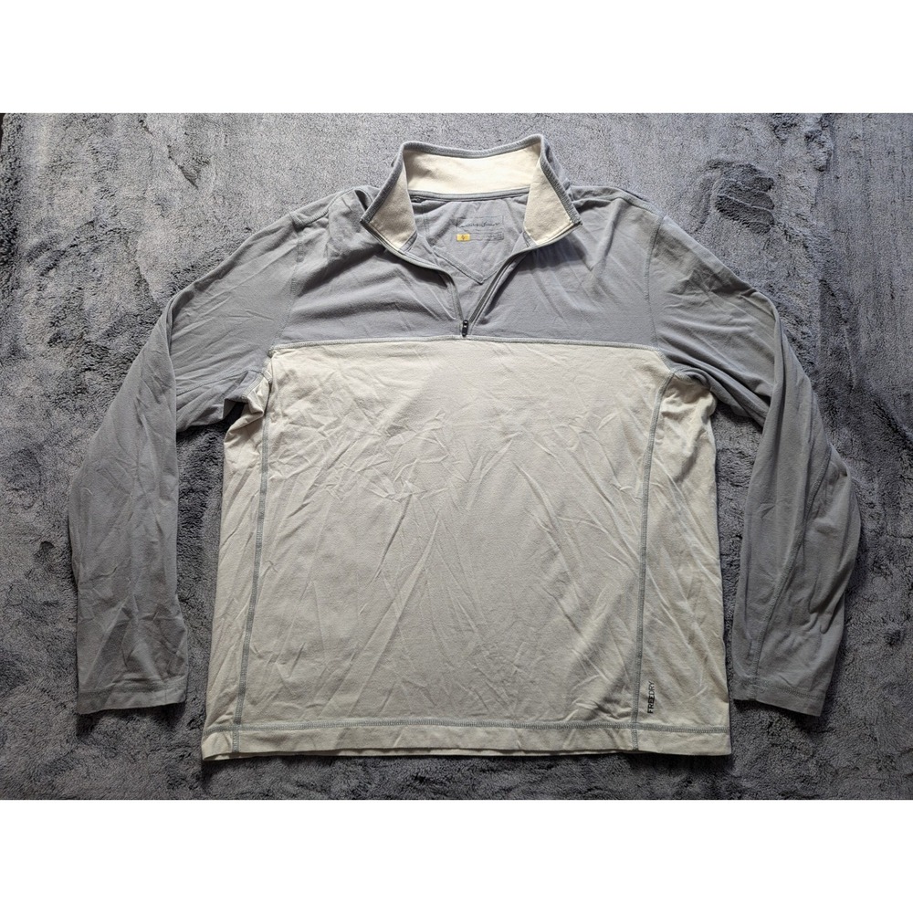 Eddie Bauer Travex Long Sleeve 1/4 Zip Shirt Men's Size XL
